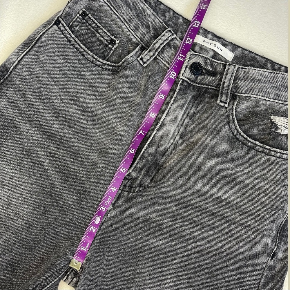 PacSun 90s boyfriend distressed black jeans • size 24 - Picture 5 of 9